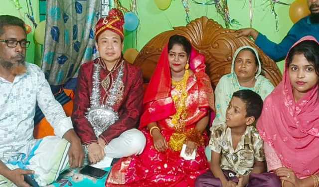 প্রেমের টানে চীন থেকে গোপালগঞ্জে চীনা নাগরিক