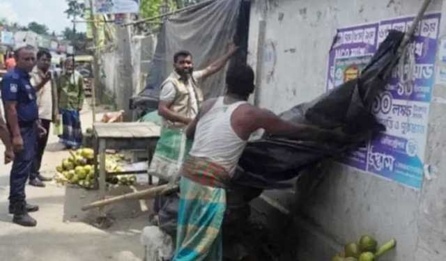 কুষ্টিয়ায় অর্ধশতাধিক স্থাপনা গুঁড়িয়ে দিল প্রশাসন