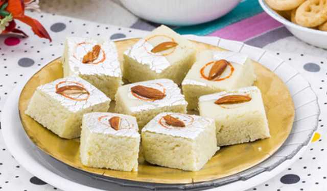 স্বাস্থ্যকর স্ন্যাকস ‘বাদামের বরফি’