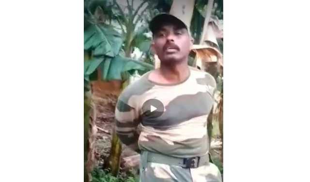 চাঁপাইনবাবগঞ্জ সীমান্তে অনুপ্রবেশের অভিযোগে বিএসএফ সদস্য আটক 