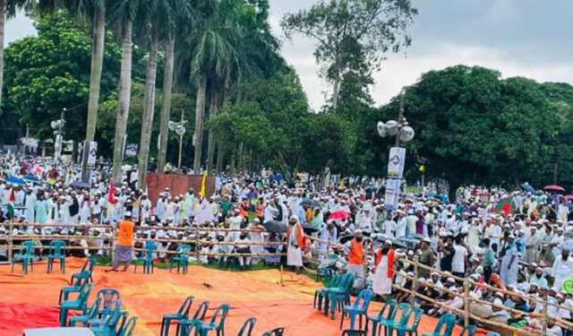 ইসলামী আন্দোলনের মহাসমাবেশ শুরু, সোহরাওয়ার্দী উদ‌্যা‌নে মানুষের ঢল