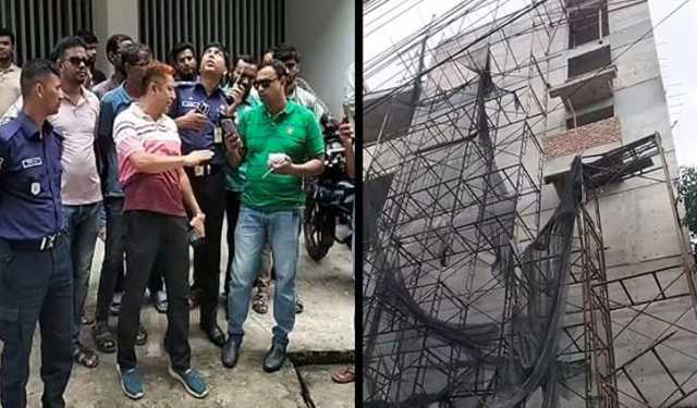 যশোরে নির্মাণাধীন ভবনের ব্যালকনি ভেঙে পড়ে ৩ জন নিহত 