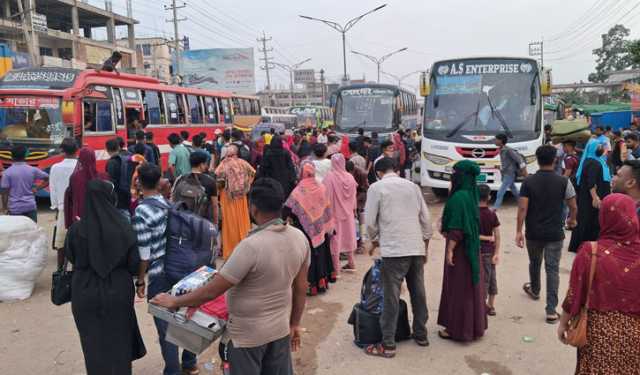 সাভার-ধামরাই মহাসড়কে বেড়েছে যানবাহনের চাপ