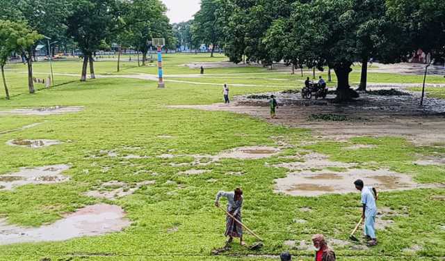 ১৯৮তম ঈদ জামাতের জন্য প্রস্তুত শোলাকিয়া, নিরাপত্তায় জোর