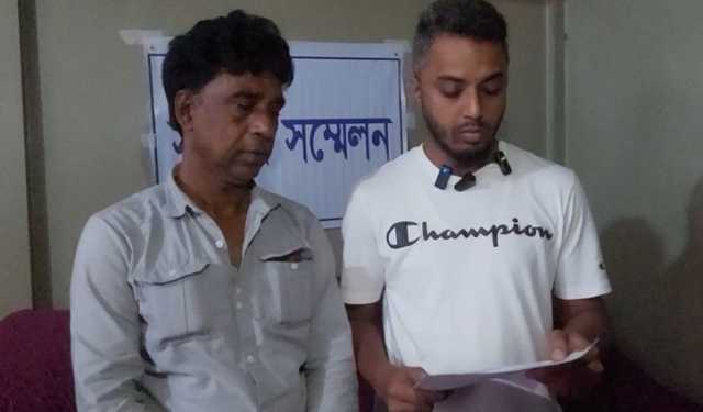 সংবাদ সম্মেলনে অভিযোগ: সন্তানকে লুকিয়ে রেখে চাচাদের নাম মামলা