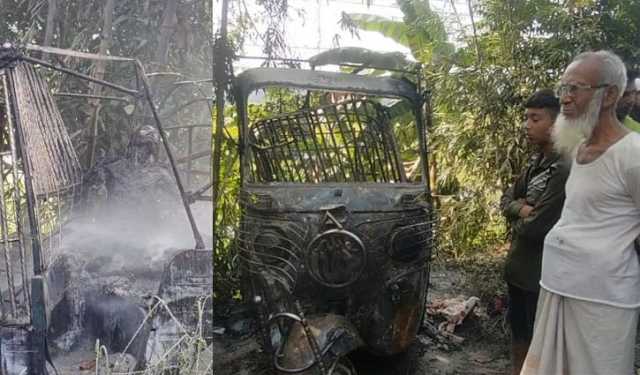 সিলিন্ডার বিস্ফোরণে সিএনজির মধ্যেই অঙ্গার