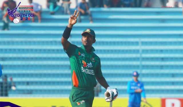 আজিজুলের সেঞ্চুরিতে সহজ ম্যাচ কঠিন করে জিতে সিরিজ বাঁচাল বাংলাদেশ