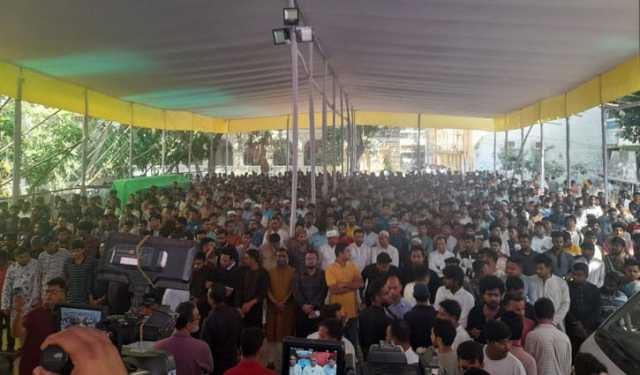 জবি শিক্ষার্থী জুবায়েদের প্রথম জানাজা সম্পন্ন