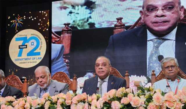 ন্যায় প্রতিষ্ঠিত হলে রাষ্ট্র দৃঢ় হয়: প্রধান বিচারপতি