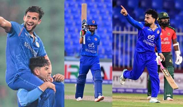 বাংলাদেশকে হোয়াইটওয়াশ করে র‌্যাংকিংয়ের চূড়ায় রশিদ-ওমরজাই