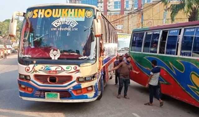 ঢাকা-ময়মনসিংহ মহাসড়কে বাস চলাচল শুরু