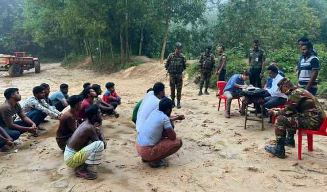 হবিগঞ্জে অবৈধভাবে সিলিকা  বালু উত্তোলন, ১৪ জনকে কারাদণ্ড