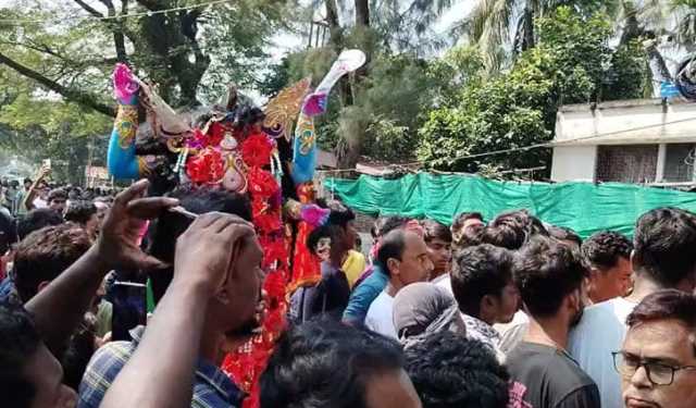 কালীমূর্তি ভাঙাকে কেন্দ্র করে উত্তেজনা পশ্চিমবঙ্গে