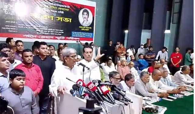 বিএনপির ধানের শীষ নিয়ে টানাটানি কেন, প্রশ্ন ফখরুলের