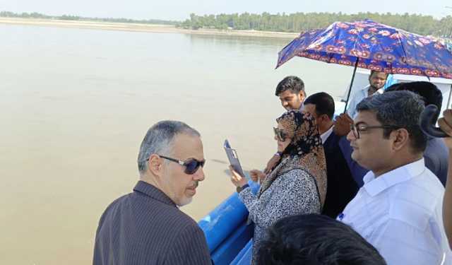 তিস্তা ব্যারেজ পরিদর্শনে ইরানের রাষ্ট্রদূত