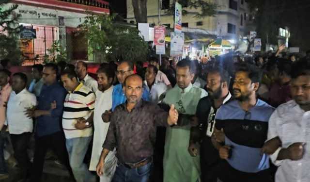 সাতক্ষীরা-৩ আসনে মনোনয়নবঞ্চিত বিএনপি নেতার সমর্থকদের বিক্ষোভ