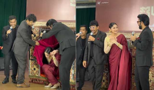 পালকি চড়ে পূজা এলেন, বরণ করলেন চঞ্চল-নিশো