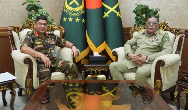 সেনাপ্রধানের সঙ্গে পাকিস্তান সেনাবাহিনীর সিজেসিএসসির সৌজন্য সাক্ষাৎ