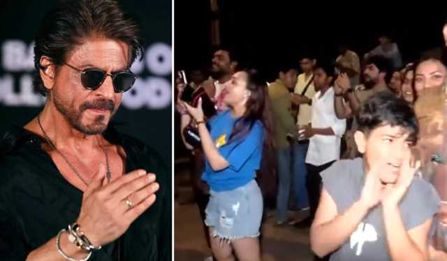 মধ্যরাতে শাহরুখের বাড়ির সামনে ভক্তদের ভিড়