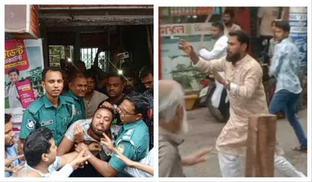 জাপা-গণঅধিকার পরিষদের হামলা-পাল্টা হামলা, আহত ১৫
