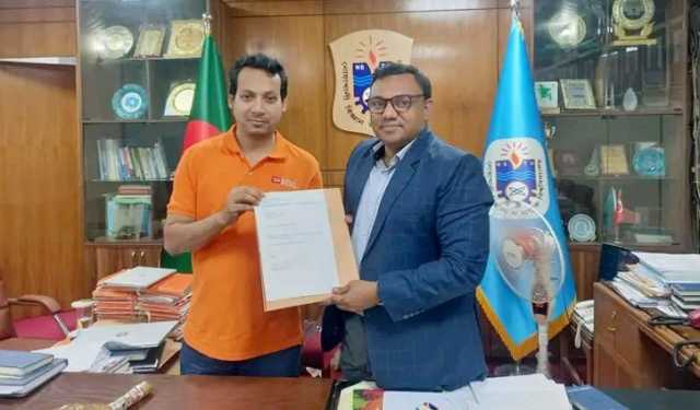 নোবিপ্রবিতে ফ্যাক্টস ফাইন্ডিং কমিটির কার্যক্রমে ক্ষুব্ধ শিক্ষার্থীরা