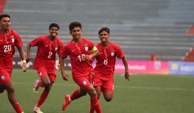 ভারতে দুই গোলে এগিয়ে গিয়েও জয় পেল না বাংলাদেশ