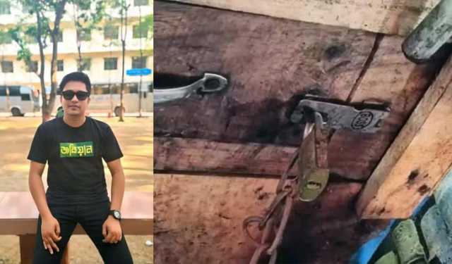 চাঁদা না পেয়ে চায়ের দোকান জবি ছাত্রদল নেতার তালা