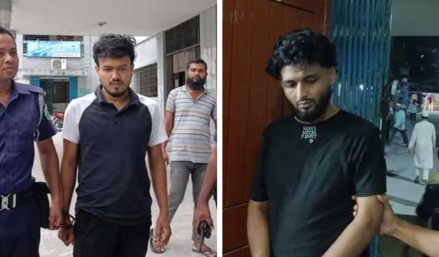 পাবিপ্রবি নিষিদ্ধ সংগঠনের ২ কর্মীকে পুলিশে সোপর্দ