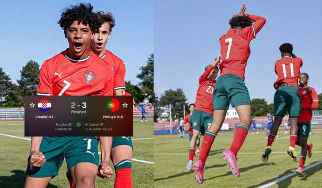 ফাইনালে রোনালদোর ছেলের জোড়া গোলে পর্তুগাল চ্যাম্পিয়ন