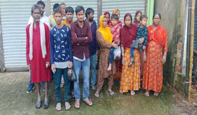 কানাইঘাট দিয়ে ১৬ জনকে ঠেলে দিল বিএসএফ