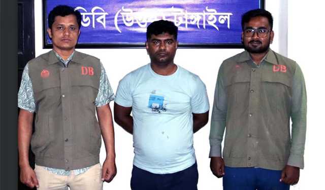 টাঙ্গাইলে ৭৮ লাখ টাকা ডাকাতি, মূলহোতা সাগর বাড়ই ঢাকা থেকে গ্রেপ্তার