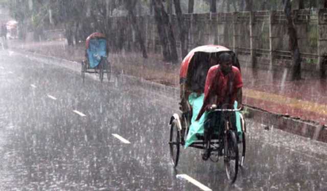 চার বিভাগে ভারী বৃষ্টি, দশ অঞ্চলে ঝড়ের সতর্কতা