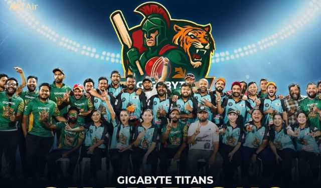 তারকার ছক্কায় চ্যাম্পিয়ন গিগাবাইট টাইটান্স
