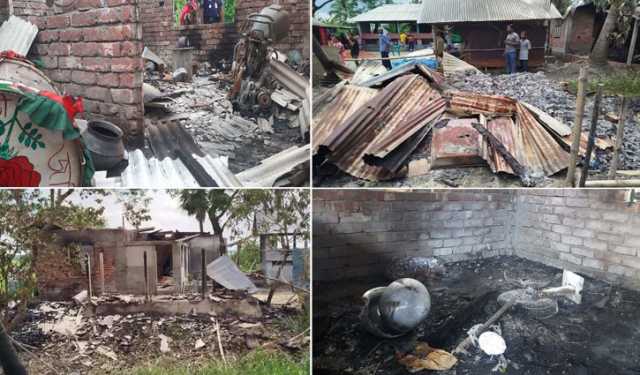 অভয়নগরে ১৯ বাড়িঘরে লুটপাট-আগুন: পাঁচ দিন পর মামলা, আটক ৩
