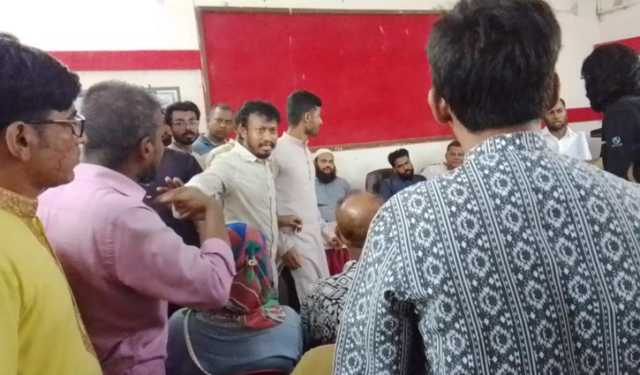 বাগেরহাটে এনসিপির সভায় হট্টগোল
