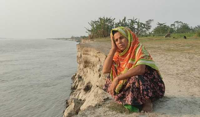 নদীভাঙনে বিলীনের পথে সিরাজগঞ্জের ৯ গ্রাম