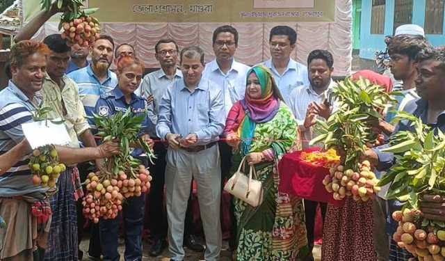 মাগুরায় লিচু মেলার উদ্বোধন