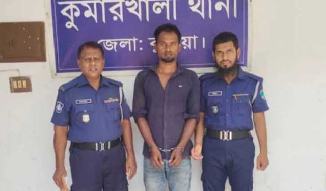 কুষ্টিয়ায় ব্যবসায়ীর কাছে চাঁদা দাবি, যুবক কারাগারে 