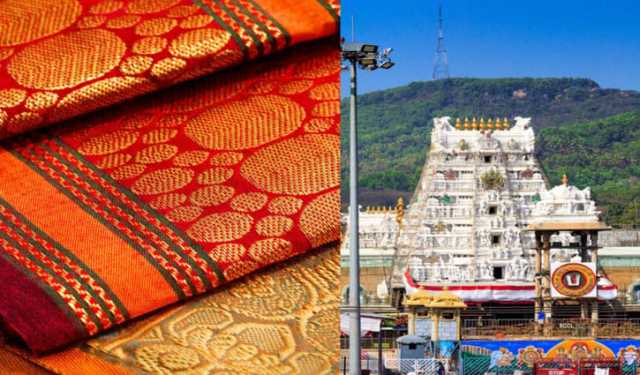 পলিয়েস্টারের শাল ১০ বছর ধরে রেশমের বলে চালিয়ে দেওয়া হয়েছে মন্দিরে