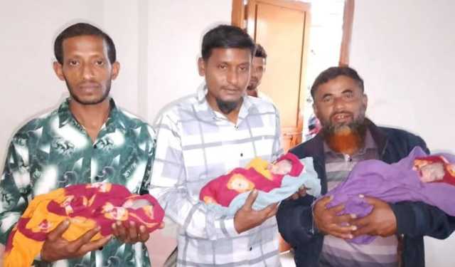 একসঙ্গে তিন সন্তানের জন্ম দিলেন বগুড়ার আঁখি