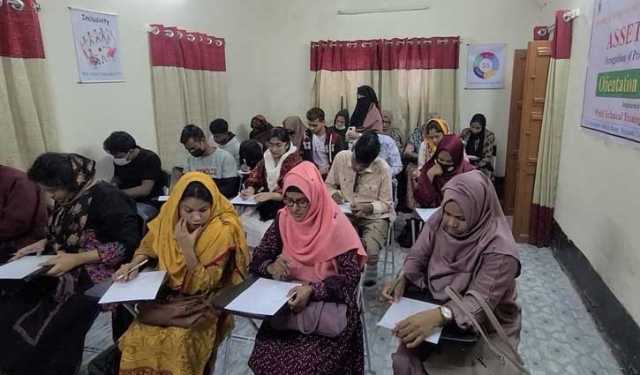 রান্নার প্রশিক্ষণে অংশ নিতে দিতে হলো পরীক্ষা