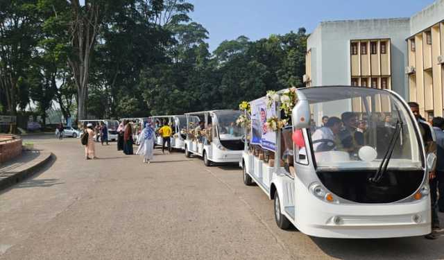 রাবিতে চালু হলো কাঙ্ক্ষিত ই-কার