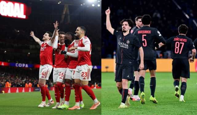 আর্সেনাল পাঁচে পাঁচ, পেছনেই পিএসজি