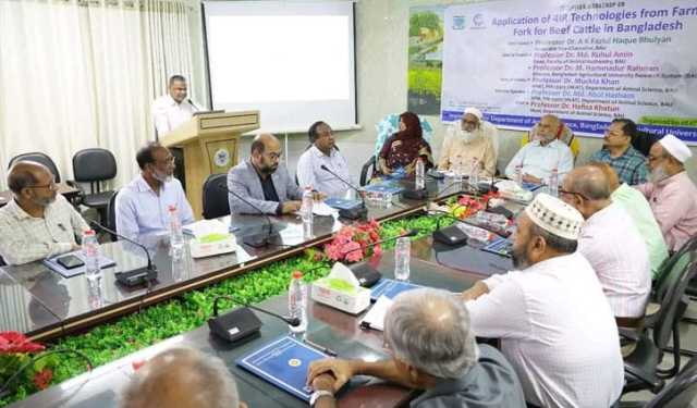 বাকৃবিতে গরুর মাংস উৎপাদন নিয়ে কর্মশালা 