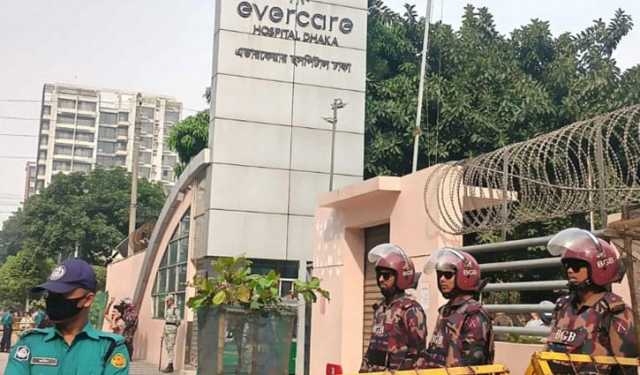 খালেদা জিয়ার নিরাপত্তায় হাসপাতালের সামনে বিজিবি মোতায়েন