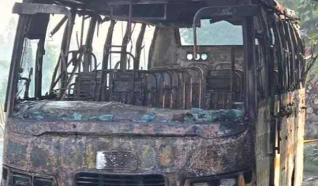 মানিকগঞ্জে স্কুলবাসে দেওয়া আগুনে দগ্ধ সেই চালকের মৃত্যু