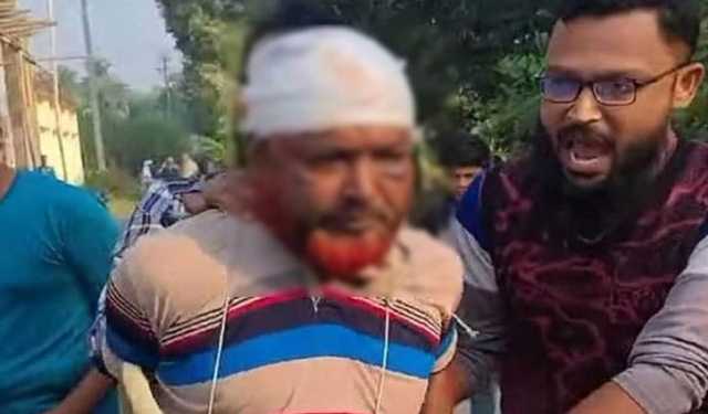 নাতি বউকে ধর্ষণের অভিযোগ: বিএনপি নেতাকে জুতাপেটা করে পুলিশে সোপর্দ