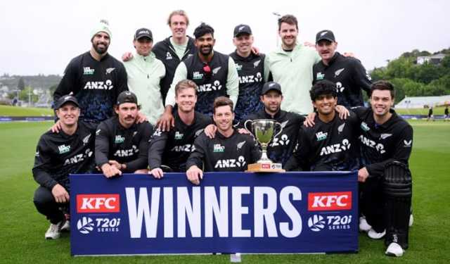 শেষ ম্যাচ জিতে ৩-১ ব্যবধানে সিরিজ নিউ জিল্যান্ডের