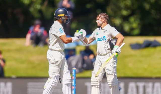 ল্যাথাম-রাচিনের জোড়া সেঞ্চুরিতে নিউ জিল্যান্ডের রান পাহাড়