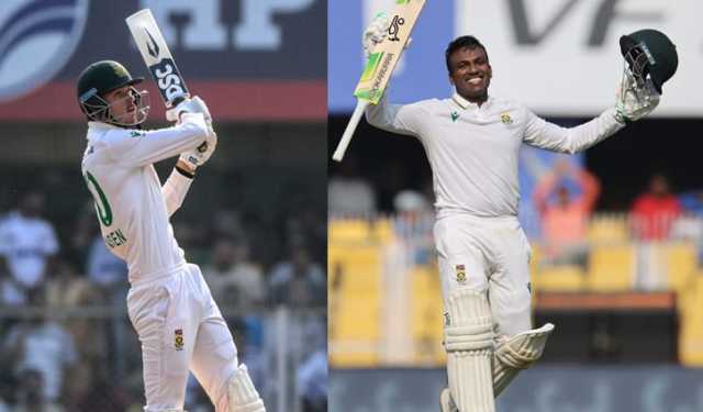 মুথুসামি-জানসেনের ব্যাটে দ্বিতীয় দিন দ. আফ্রিকার